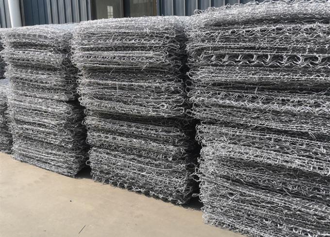 4x2x0.3 εξαγωνικός τρυπών Galfan Gabion διατηρώντας τοίχος πλέγματος καλωδίων σιδήρου κιβωτίων ντυμένος Znal 2