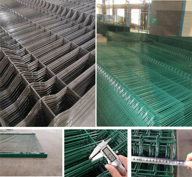 το PVC 3000*1830mm έντυσε την τρισδιάστατη κυρτή ενωμένη στενά ασφάλεια φρακτών πλέγματος καλωδίων 2