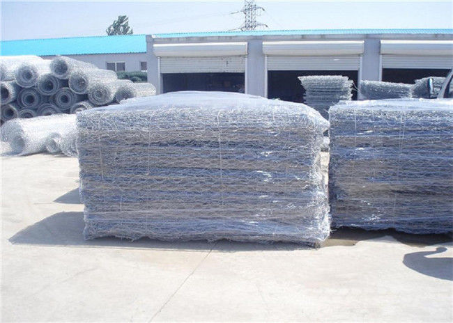 το PVC διαμέτρων καλωδίων 3.7mm έντυσε τη γαλβανισμένη προστασία νερού και χώματος κιβωτίων Gabion 0