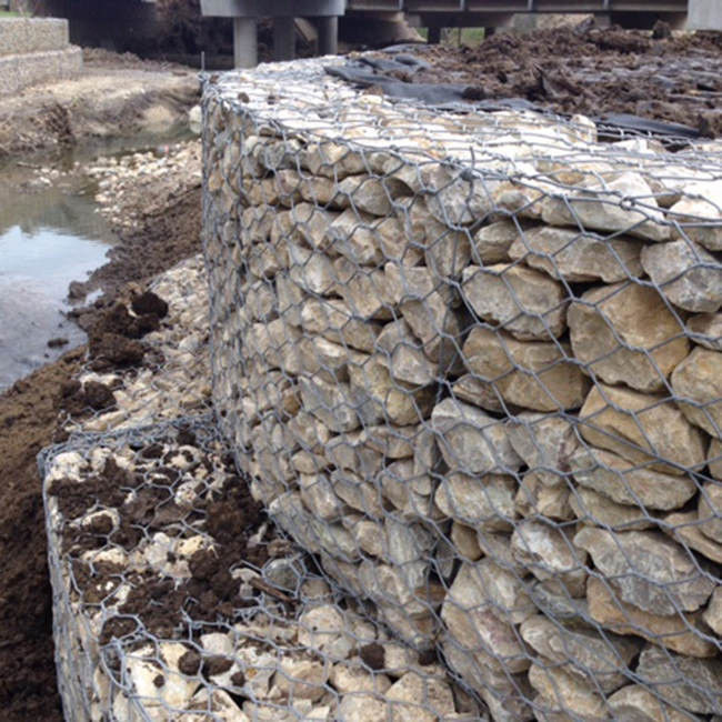 4m X 2m X 0.3m Gabion πέτρινος χάλυβας σιδήρου κλουβιών καυτός βυθισμένος γαλβανισμένος 3