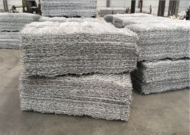 8 X 10 εκατ. PVC Gabion πέτρινο κλουβί στρωμάτων Reno πλέγματος καλωδίων κιβωτίων εξαγωνικό 0