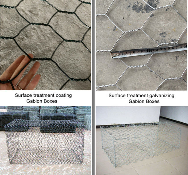 καυτός καλαθιών 2.4mm 3.9mm Galfan Gabion που βυθίζεται γαλβανισμένος για την κατασκευή κλίσεων 0