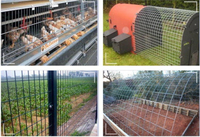 Το ασήμι 2×2in 2×4 BWG 13 γαλβάνισε τις επιτροπές φύλλων πλέγματος καλωδίων 2.11mm υψηλός εκτατός 2