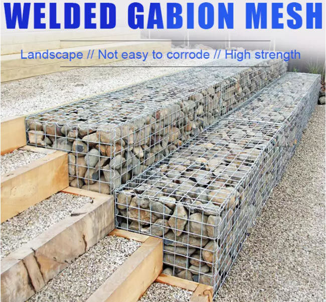 3m X 1m X 1m ενωμένο στενά πλέγμα Gabion που γαλβανίζεται για την προστασία όχθης ποταμού 0