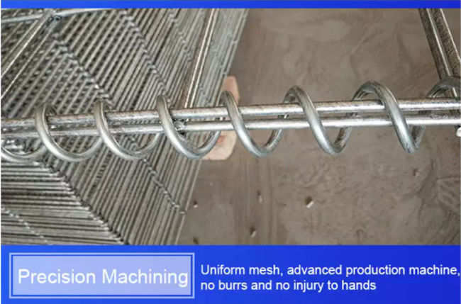 50 X 50mm ενωμένο στενά πλέγμα Galfan Gabion τρυπών μέγεθος που ντύνεται για το διατηρώντας τοίχο 2