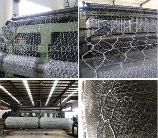 4m X 2m X 0.3m Gabion πέτρινος χάλυβας σιδήρου κλουβιών καυτός βυθισμένος γαλβανισμένος 2