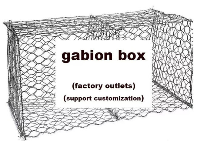 στρώμα 2.7mm 3x1x0.3m Gabion καλώδιο δικτύου που γαλβανίζεται για την προστασία κλίσεων 0