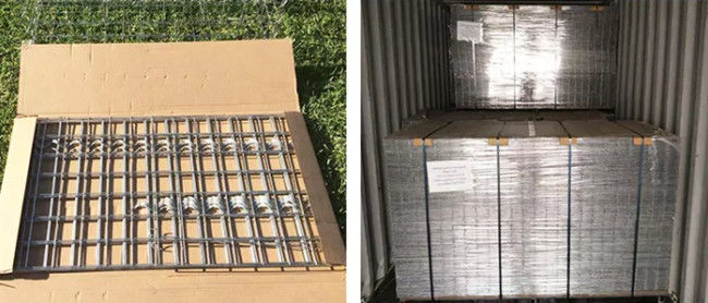 100 X 80 X 30cm γαλβανισμένο κιβώτιο Gabion ένωσαν στενά τον ενισχυμένο πέτρινο φράκτη 2